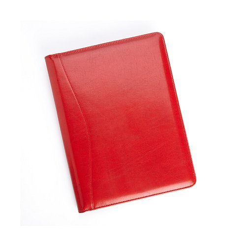 Royce Leather Aristo Genuine Leather Padfolio - Red (2019, Letter Size)