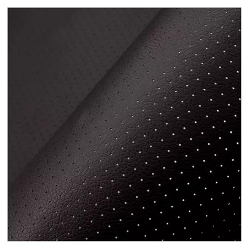 Fabric Adhesives Self-Adhesive Perforated Leather Repair Patch, Lychee-Textured Leather Repair Kit for Sofa, Car Seat, and Office Chair(Black,39.37x47.25in)