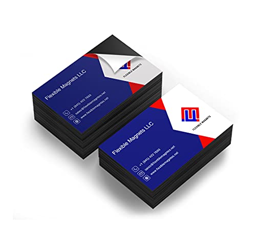1,000 Self Adhesive Magnetic Business Card Magnets 20 mil Peel and Stick. Free Shipping!