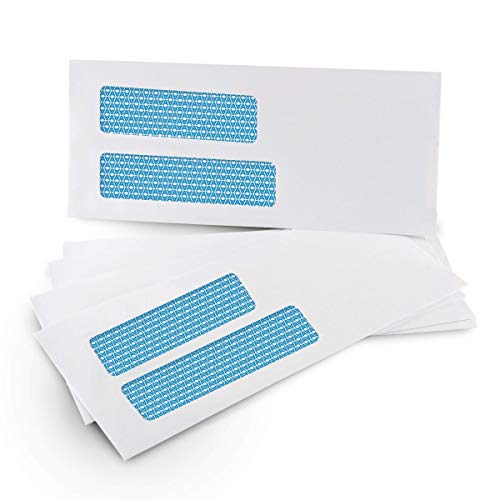 Aimoh #9 Envelopes Self Seal Flip Security Envelopes Double Window 2500ct