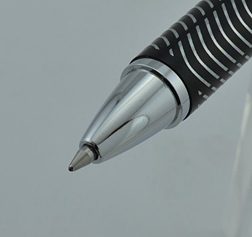 Pentel EnerGel Alloy RT - .7mm Metal Tip, Black Ink, Black Barrel (Lot of 8)