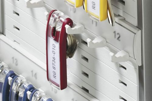 Durable Key Safe Box, Wall Mounted Keyed Lock, Holds 54 Key Clips