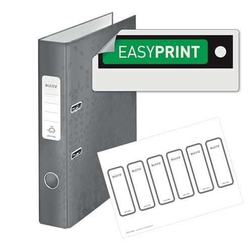 Leitz Wow 180° Lever Arch File, Red Lever Arch File, A4 Folder, 50 mm Spine Width, 10060026