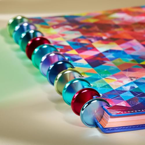 Levenger Prismatic Aluminum Circa Notebook Discs (Set of 11) for Discbound Notebooks; 1 1/2" Discs can accommodate up to 185 Sheets