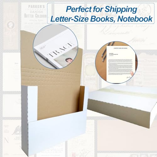 ROTCH 200 Pack 11.125x8.625x2'' Small Shipping Boxes, White
