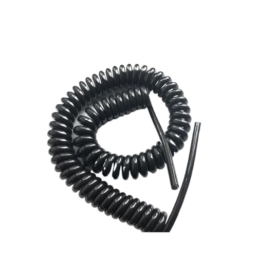 2 Core Coiled Power Cord 24AWG Spiral Cable for Electronic Devices