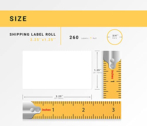 HouseLabels Compatible with Zebra, 3/4" Core, 2.25" x 1.25"