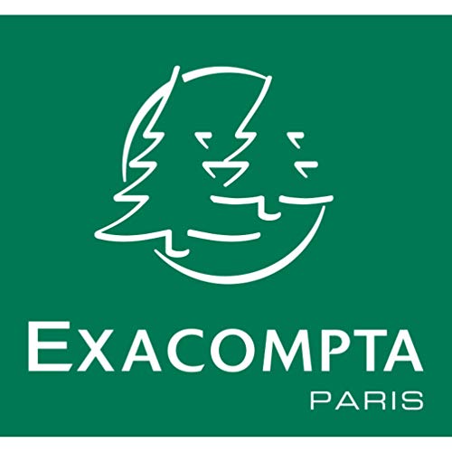 Exacompta Cartobox Elasticated Box File with 3 Flaps and 4 cm Spine 5/10th Polished Cardboard 24 x 32 cm Pack of 10 Blue
