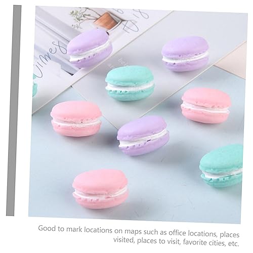 18pcs Office Desk Accessories Delicate Pushpins Home Accessory Delicate Thumb Tacks Map Supplies Compact Thumb Tacks Macaron Shaped Push Pin Household Products Metal Replaceable
