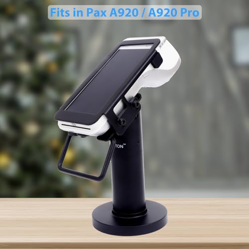 CRIZISTON Credit Card Terminal Stand for Pax A920 / A920 Pro, Tilt & Swivel