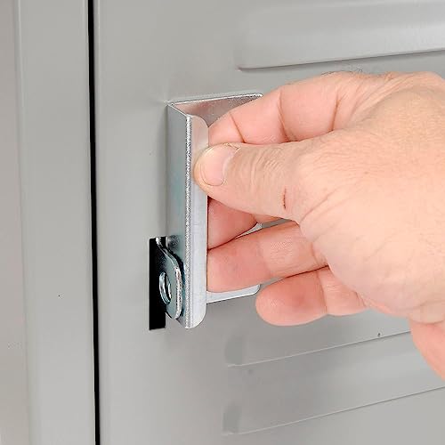 Global Industrial Capital 6-Tier 6 Door Box Locker, Steel, Gray Powder Coat