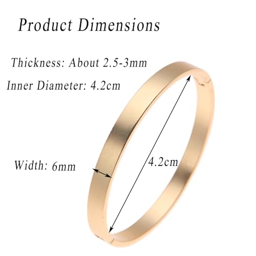 Binder Rings, Metal Binder Rings, 20 PCS Small Card, Book for Office School, Home, Gold(4.2cm)
