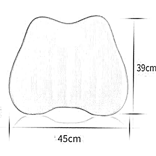 UIOLCFF Lumbar Pillow-Lumbar Support Pillow/Back Cushion, Orthopaedic Backrest for Memory Foam Car Seat, Office/Computer Chair and Wheelchair
