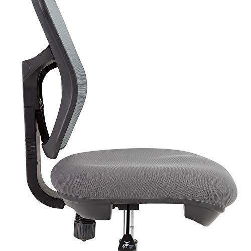 Norwood Commercial Furniture Adjustable-Height Office Mesh Drafting Chair with Chrome Footrest Ring & Optional Arms