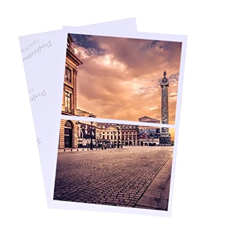HBCDAAQ Photo Paper 200 Sheets Glossy 4R 4"x6" Photo Paper 200gsm for Inkjet Printers ，Office Supplies