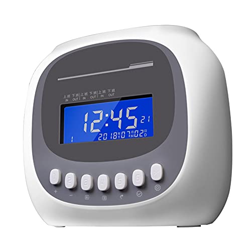 Time Clocks Punch Machine Attendance Machine Microcomputer Paper Card Clock Work Paper Card Check-in
