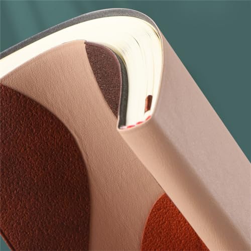 VIDI A5 Soft Leather Colorful Splicing PU Surface Student Hand Ledger