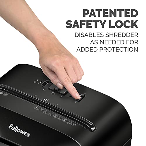 Fellowes LX50-DB 9-Sheet Cross-Cut Household Paper Shredder