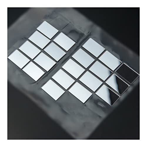 Microscope Accessories Kit 10pcs 18x10mm First Reflecting Surface Reflector Square Optical Front Surface Mirror DIY Scanner Projector Mirror Accessories Microscope Slides(2mm)