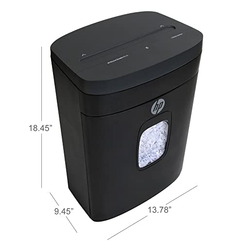 HP - Micro Cut Paper Shredder, 14-Sheet with Slide Top for Office