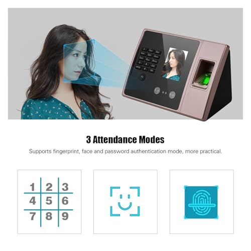 Time Clocks, Electronic Attendance Registration Device With Fingerprint