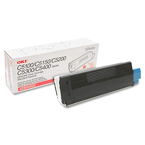 Okidata 42804502 Toner Cartridge, Laser, Type C6, 3000 Page Yield, Magenta