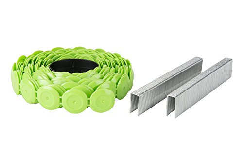 Metabo HPT 31105SHPT 18 Ga Galvanized Cap Staples 7/16" Crown 1-1/4" x 18Ga EG Staple & Plastic Cap | 2000 Count