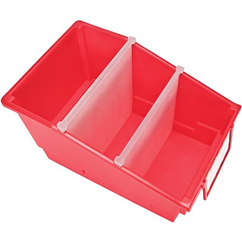 Really Good Stuff Black Chapter Book Library Bins with Dividers, 12-Pack
