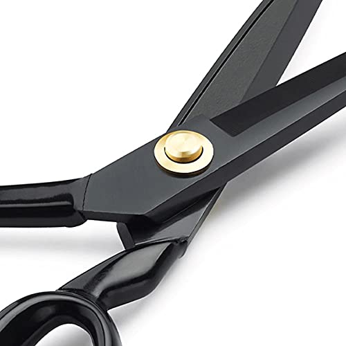 DSWMY Craft Scissors, Professional Fabric Scissors 10 Inch Heavy Duty Tailor Shears for Leather Sewing and Tailoring Industrial Strength Steel