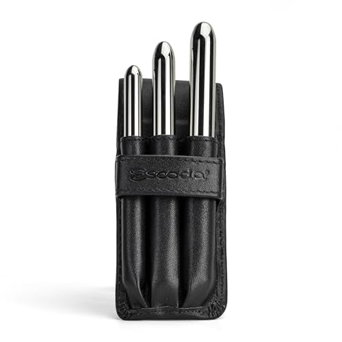 Escoda | Watercolour | Prado Set with 3 Bright Travel Brushes for Watercolour | Size 2,6,10 | 3 Brushes | Synthetic Tame | Bright