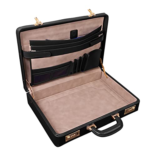McKleinUSA LAWSON, Leather 4.25" Laptop/Computer & Tablet Business Briefcase Attaché Bag Case, Men Women Laptop Briefcase, Business Bags, Travel Cases