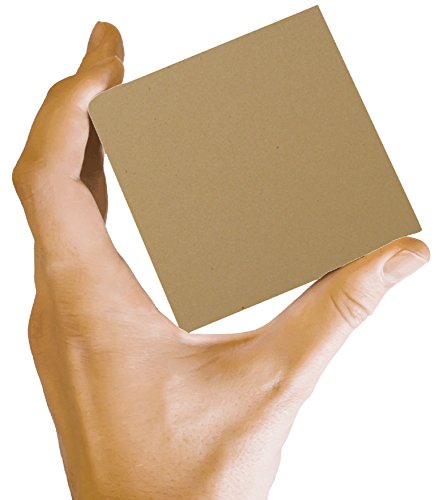 500 Brown Kraft Fiber 80# Cover Paper Sheets - 5 X 7 Inches Photo|Card|Frame Size - Rich Earthy Color with Natural Fibers - 80lb/Pound Cardstock - Smooth Finish