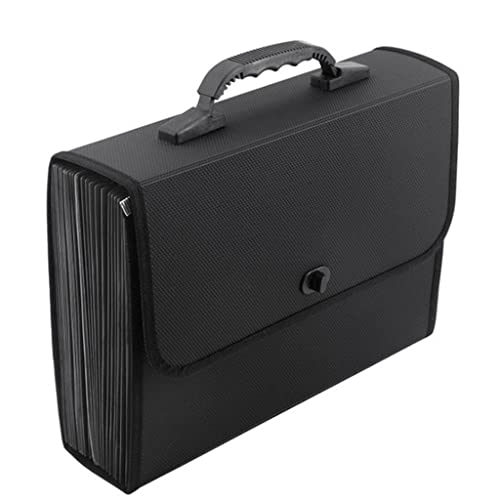ONMYJFD 26 Grid Portable Organ Bag A4 Multi-Layer File Folder for Office Students with Large Capacity Test Paper Holder
