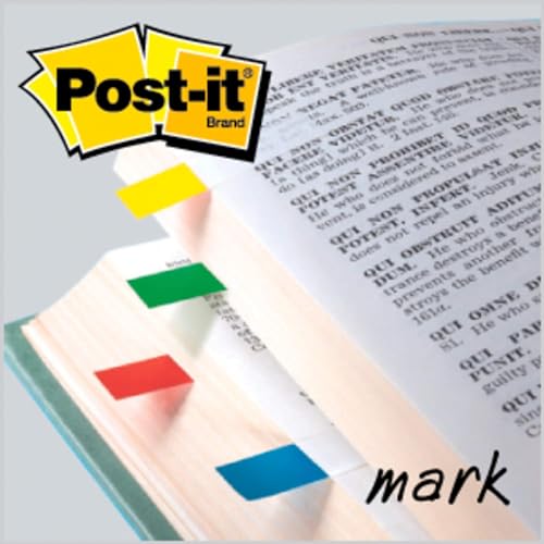 Post-it Flags, 35/Dispenser, 4 Dispensers/Pack, 47 in Wide, Assorted Primary Colors (683-4) (Pack of 2)