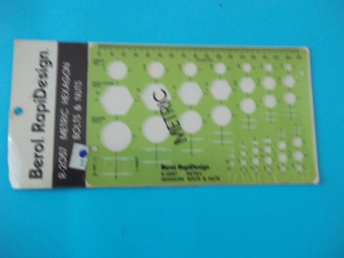 RapiDesign Berol R-2057 Metric Hexagon Bolts & Nuts