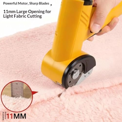 piudoiliy High-Speed Cardboard Cutter, Cordless Electric Scissors,Rechargeable Electric Box Cutter,for Cardboard, Fabric, Leather (W)