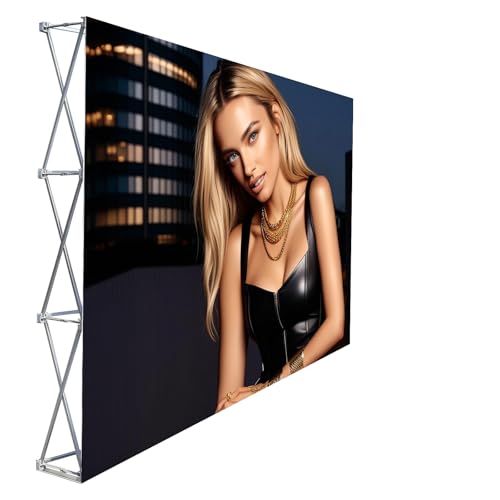 10' Tension Fabric Straight Pop Up Display Trade Show Backdrop Booth Frame
