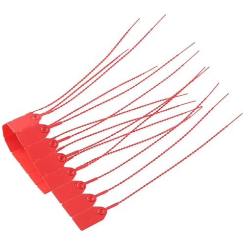 DWLANMLHYA Tagging Gun for Clothing, Plastic Tamper Seals Numbered Zip Ties Pull Tite Security Tags for Garment Label Office Filing and Craft Projects(300pcs)