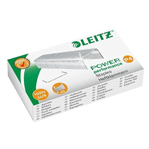 Leitz Staples 24/6 mm Zinc-Plated Pack of 1000, 24/8mm