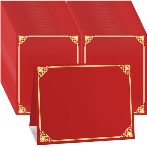 150 PCS Burgundy Diploma Covers 8.5x11 Certificate Holders Bulk Document