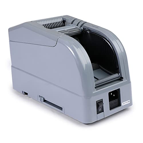 U.S. Solid Automatic Tape Dispenser, Electric Ribbon Cutting Machine JF-7000, Tape Width 6-60mm Length 5-999mm, Adhesive Tape Cutter Upgraded Silicone Feed Wheel