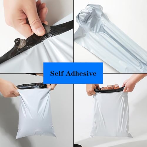 Poly Mailers Packaging Envelopes Supplies Mailing Bags Mailer Envelope Shipping Bags Self Sealing Clasp Envelope Self Adhesive Tear Proof Mailing Envelopes (100 Pieces,35x45cm)