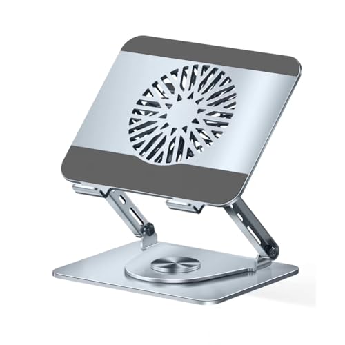 BXFIRS Carbon Steel Book Stand Silver Reading Rack 360 Degrees Holder
