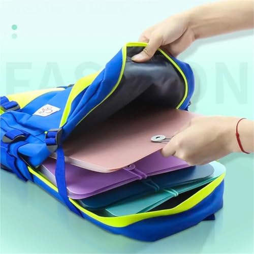 Folder for Documents 5pcs A4 Vertical Expanding Accordion Folder with 7 Pockets Paperwork Organizer for Cards(Purple-7 Pockets)