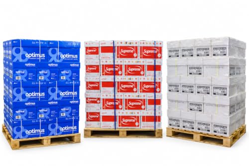 Multipurpose Copy and Print Paper, 8.5 x 11, 92 Bright, 20lb – 1 Pallet / 40 Cases (200,000 Sheets)