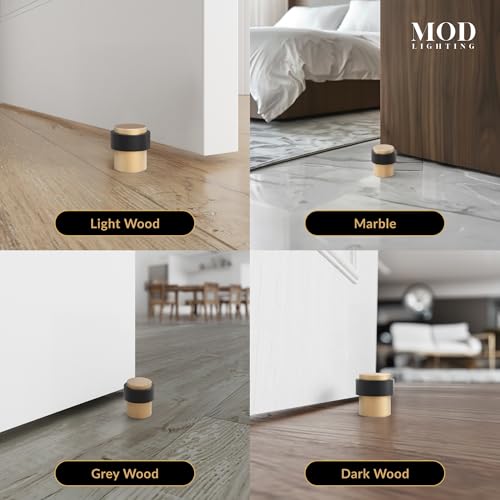 MOD LIGHTING Enso Copper Door Stop with Rubber Band for Shock Absorption