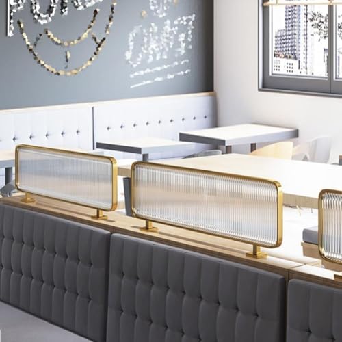 Desk Panel – Iron Room Divider for Enhanced Focus & Privacy – Stylish Partition for Office & Home Workspace Decor – Ideal for Dining Areas & Workstations