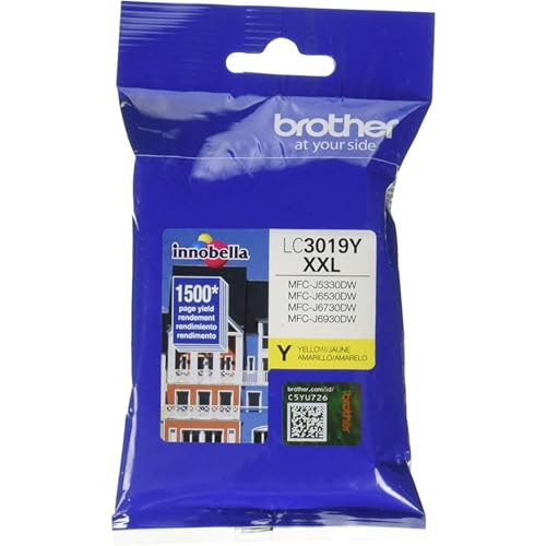 Brother LC3019Y Super High Yield -Ink -Cartridge - Yellow - 1 Pack In Retail Packing