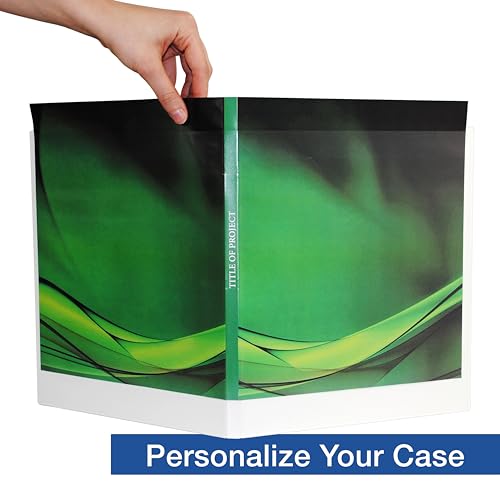UniKeep 3 Ring View Binder - Binder Case is Fully Enclosed - Available in White, Clear, or Black and in Different Spine Sizes (Box of 36, White, 0.5 Inch)
