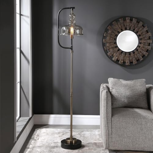 Uttermost Elieser 1 Light Industrial Floor Lamp 28193-1
